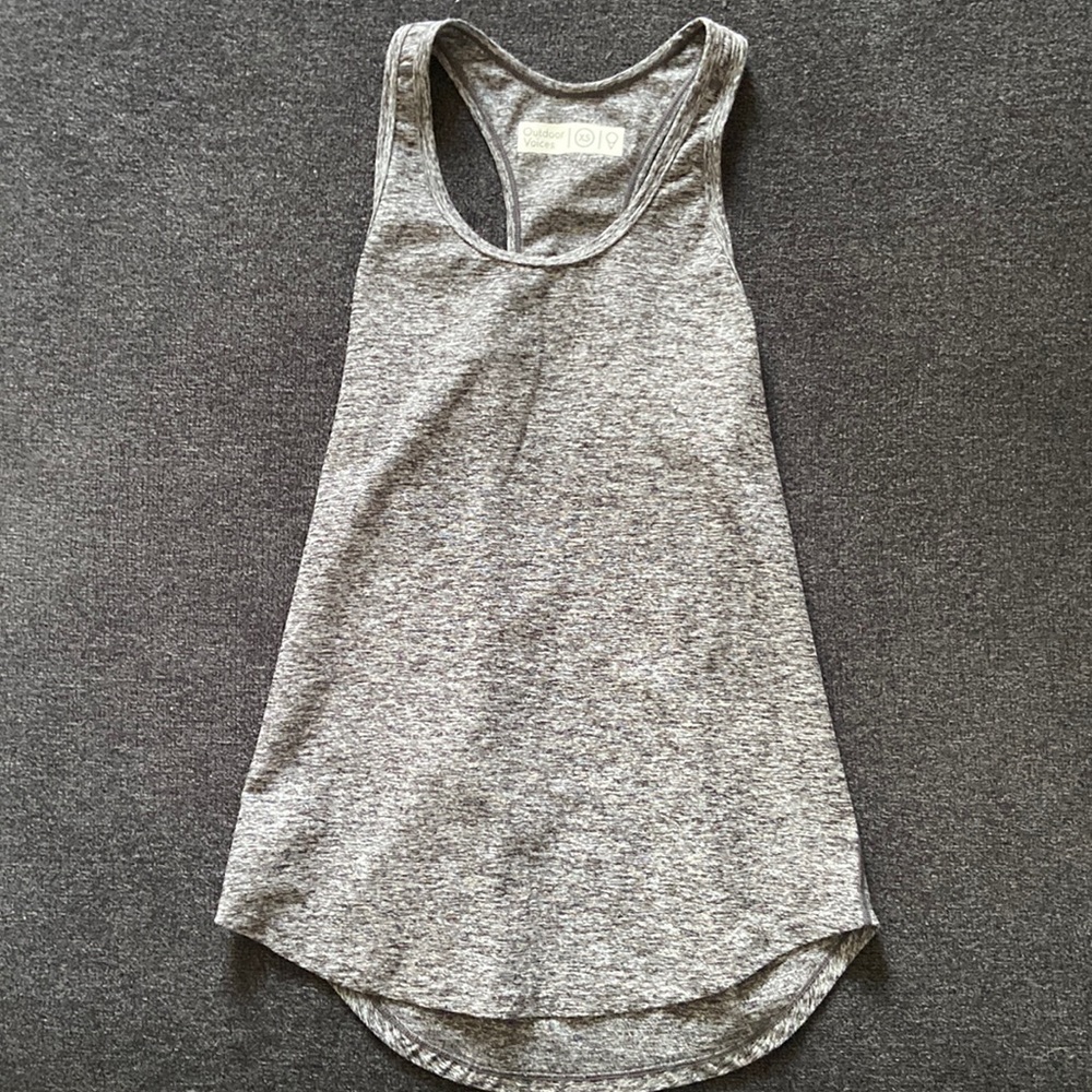 Outdoor voices grey active tank - Picture 2 of 4